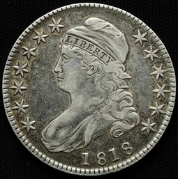 1818 Capped Bust Silver Half Dollar