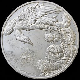 2023 1 Oz Samoa Silver Four Guardians Vermillion Bird Coin