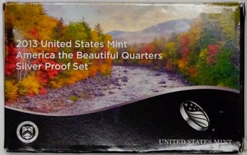 2013-S America The Beautiful Quarters Silver Proof Set