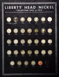 1883-1913 V-NICKEL Set Almost Complete 32 Coins