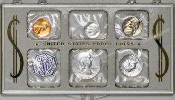 1962 US Mint Proof Set In Hard Plastic Holder