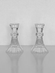 Vintage Austrian 'Towle' Lead Crystal Candlesticks