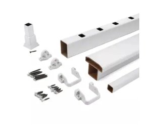 Trex Select 6-ft X 36-in Classic White Composite Deck Rail Kit Hardware Included