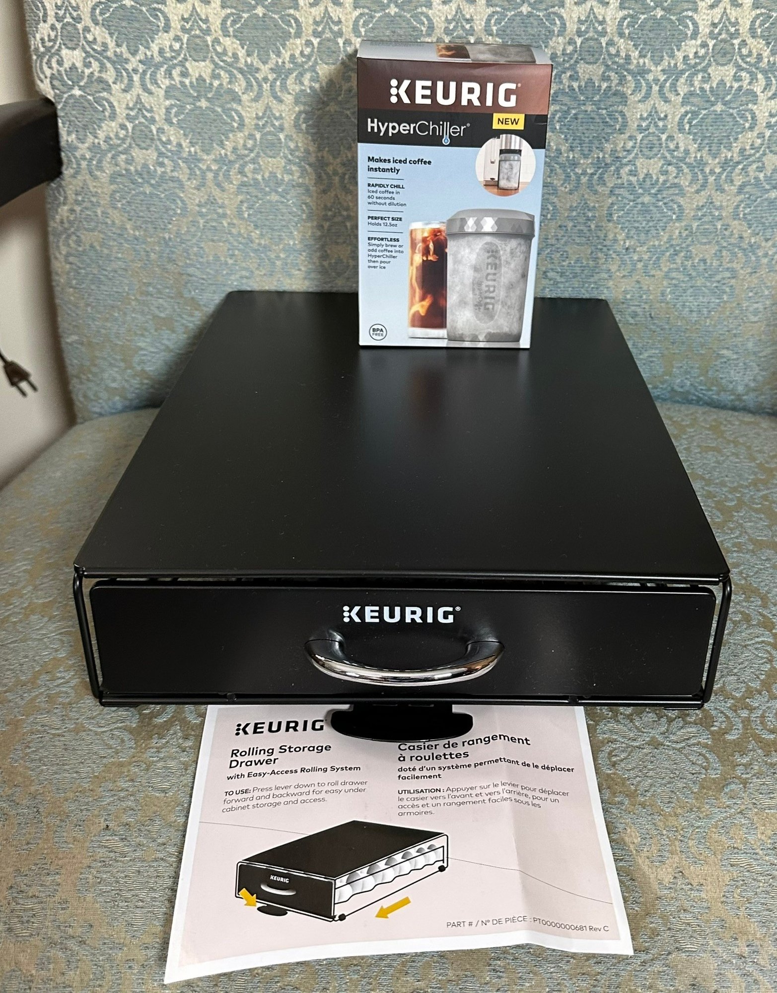 Keurig New Rolling Storage Drawer And Hypercooler (214) #19354 ...