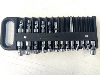 Snap-On 1/4' Drive Metric And Standard Flex Sockets (27)