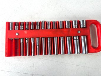 Snap-On 1/4' Drive Standard Short And Long Sockets (28)