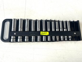 Snap-On 3/8' Drive Metric 12 Point Deep And 6 Point Short (39)