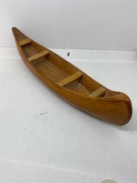 Handmade Carved Canoe