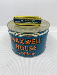 Two Vintage Tins
