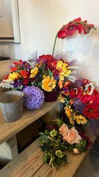 Metal Wall Planters, Faux Florals And More (14)
