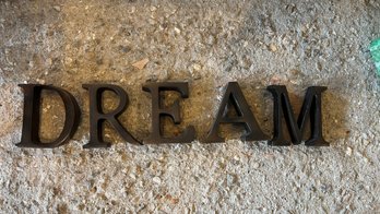 Metal Dream Wall Mount Letters (17)