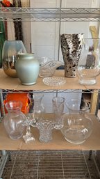 Crystal, Glass And Ceramic Vases And More (70)