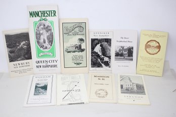 Vintage New Hampshire Tourism Brochures (J56)