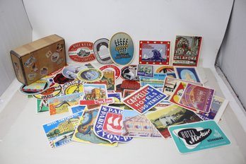Reproduction Hotel Stickers And More (J58)