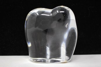 Signed Baccarat Elephant (JD61)
