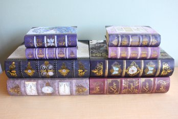 Eight Book Form Storage Boxes (48)