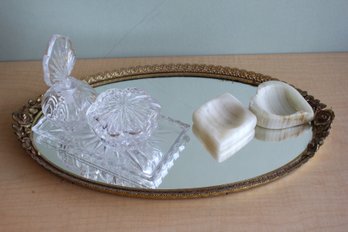 Mirrored Dresser Tray And Dresser Decor (52)