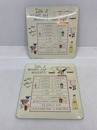 Two Trivets From McDonald Kitchen Store Formerly On Factory St In Nashua, NH