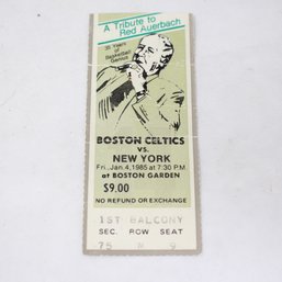 Red Auerbach Tribute Ticket (JD75)