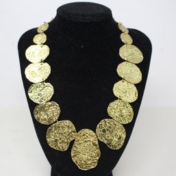 Anne Dick Gold Tone Necklace (J81)