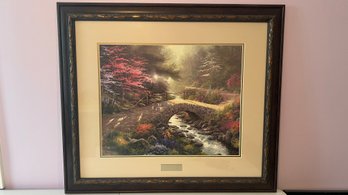 Framed Thomas Kincade Bridge Of Faith 30' X 26' (200)