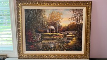 Large Framed Giclee Landscape Scene (2010)