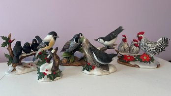 Birds Figurines Featuring Winter Scenes And More (275)