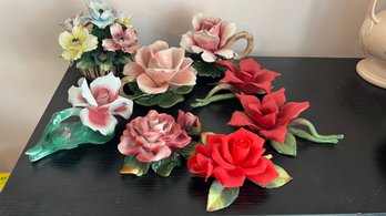 Porcelain Floral Decor Capodimonte And More (287)