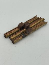 $$$ Three Complete Antique Sharps Pellet Primer Tubes (j13)