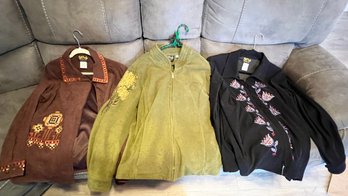 Bob Mackie Wearable Art Coats Size L (406)