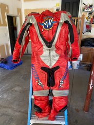 MV Agusta Leather Full Body Riding Suit (OS6)