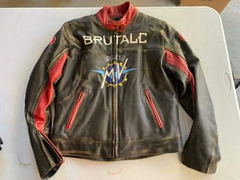 MV Agusta Leather Motorcycle Jacket (OS8)