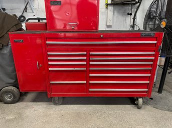 MATCO Toolbox And Side Cabinet (Snap-On Box On Top Sold Separately)