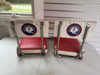 Two Vintage New England Patriots Stadium Seats (115)