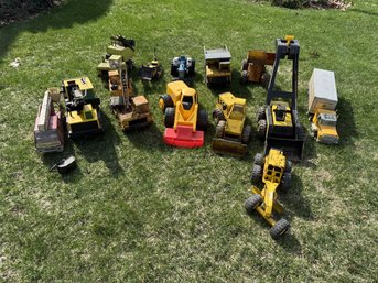 Large Lot Of Vintage Pressed Steel Toys And More