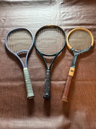 Three Tennis Racquets (UP)