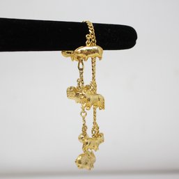 18K Gold Bracelet With Charms 12.6 Grams (531)