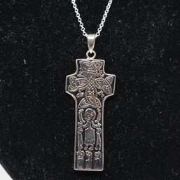 Sterling Silver St Patrick Celtic Cross (42)