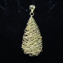 Gold Tone Sterling Silver Pendant (54)
