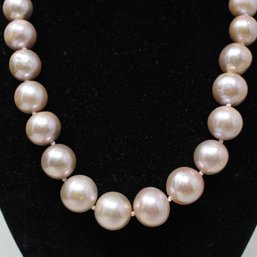 Freshwater Pearl Necklace With Sterling Clasp (56)