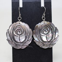 Sterling Silver And Mother Of Pearl Earrings (58)