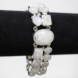 Sterling Silver And Moonstone Bracelet (59)