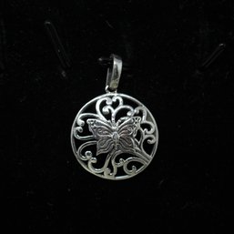 Sterling Silver Butterfly Pendant (95)