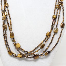 Beaded Necklace With Sterling Silver Clasp (110)