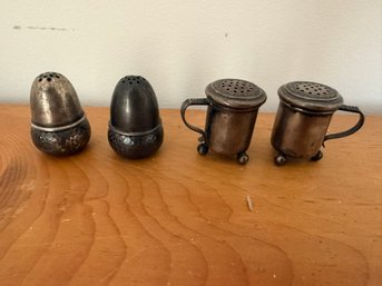 830 Silver Acorn And Stein Salt And Pepper Shakers (LR)