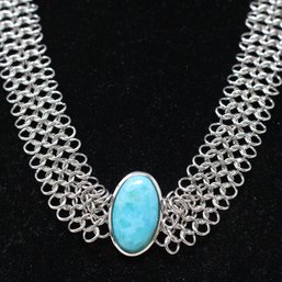 43.7g Sterling Silver Chain Necklace With Pendant (147)