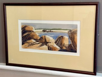 Kay Kandra Watercolor Rocky Cove (132)