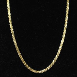 18K Gold Clad Sterling Silver Necklace (168)