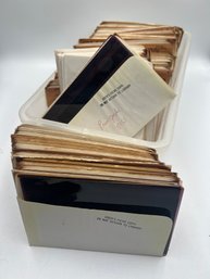 Large Lot Of Vintage Microfiche Cards Featuring Nasa, Laser Beams And More (J45)