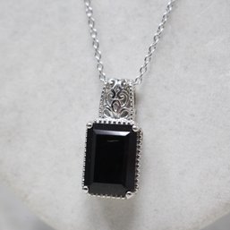 Sterling Silver Necklace And Pendant (194)